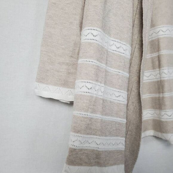 Christopher & Banks Large Tan Cardigan Sweater - Picture 4 of 8